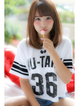 マーリャヘアー(mallia hair) 小顔色っぽふんわりミディby塚本あつし