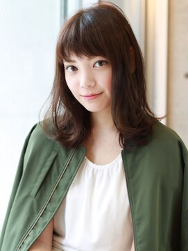 ザ ブラウン サロン(THE BROWNE SALON) ~THE BROWNE SALON~簡単スタイリングで大人可愛いセミディ♪