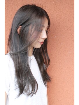 レンク(LENC) Coast.グレージュ×透け感×ロングスタイル★