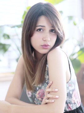 ナチュラルエフ(natural f) 20代30代40代レイヤー ハイトーンカラーワンカール