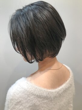グラッシー センター北店(GLASSI) ツヤ髪黒髪スリークボブ厚めバング☆