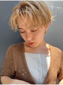 ショート / ブロンド / ハイトーン