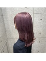 ヘアサロン ドットプラス 町田店(dot. plus)&nbsp;<Insta@s_ym_99_>ベビーピンクカラー/フェザーバング[町田駅]