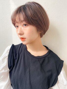 サンク ヘア アンド スパ パルシェ店(CINQ hair&spa) 《CINQ》勝見　ふわっと丸みショート♪