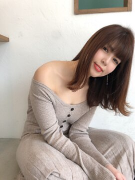 ヘアースパ ナチュラルビューティーサロン(Hair Spa natural beauty salon) ミディアムスタイル。