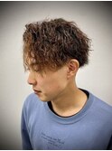 ツイストパーマ/名古屋理容室/メンズ美容院/ビジネスヘア