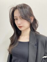 アリュウル 表参道 青山(Allure)&nbsp;顔まわりカットとレイヤーカットでお洒落韓国ヘア/ワンホンヘア