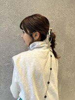 アース 三軒茶屋店(HAIR&MAKE EARTH) ポニーテール/ヘアアレンジ/浴衣ヘアポニーテールアレンジ