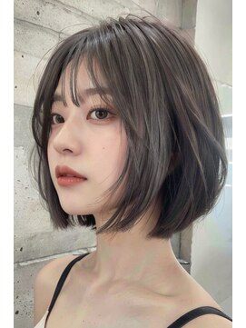 ソアバイリコヘアー(soar by LiCO Hair) 韓国顔周り×タンバルモリ×ボブ