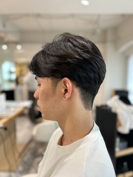 ソイクフ 四条大宮店(SOY-KUFU) 【soy-kufu】MEN'S HAIRアッシュブラックカルマパーマ