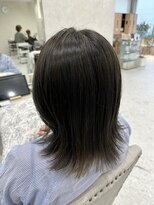 ロエン 西岡崎店(ROEN)&nbsp;オリーブベージュ/赤味除去/くすみカラー/切りっぱなしスタイル