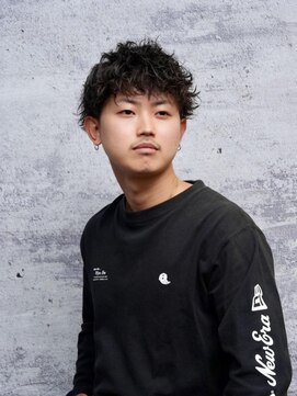 エース 中野(Ace) ツーブロックスパイラルパーマト<理容室><MEN'S/中野/バーバー>