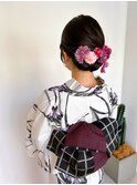 ヘアアレンジ×浴衣着付け