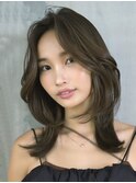 レイヤーカット/モテ髪/くびれカット/艶カラー/前髪似合わせ