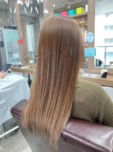 《*透き通るようなダブルカラー*》柔らかいミルクティーベージュが◎