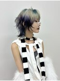 クールカラーデザインくびれショートウルフ