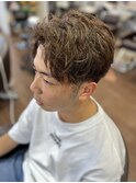 メンズカット+パーマ