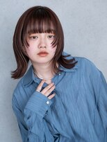 アルバム 池袋(ALBUM)&nbsp;秋色小顔ボブルフくすみベージュ透明感カラー_F30145