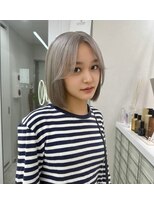 ガガ 心斎橋(GAGA)&nbsp;韓国/ハイトーンカラー/ワンホンヘア/レイヤーカット/髪質改善