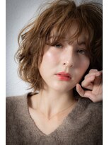 モッズヘア 越谷(mod's hair) 乾かすだけニュアンスパーマ抜け感小顔ミディアムw越谷30代40代