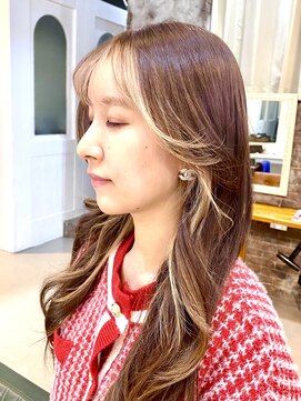 ヘアサロン ナヴィ 赤坂(NaVie AKASAKA) フレーミングカラー・アクセントカラー