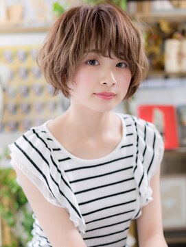 カバーヘア ブリス 北浦和(COVER HAIR bliss) ひし形レイヤーカットマッシュボブパーマh4北浦和20代30代40代