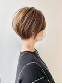 ◇大人可愛い20代30代40代50代前下がりショートボブ丸みショート