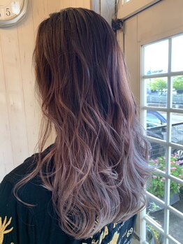 アイヘアー(AI HAIR)の写真/カラー×髪質改善でダメージ知らずな艶髪に仕上げます◎ブリーチならケアブリーチのみを使用するので安心♪