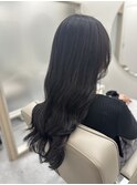 暗髪☆つやつやダークラベンダーアッシュ