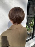 美シルエット×丸みショート【チェリーブラウン】