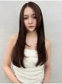 ニュアンスストレート×ロングレイヤー