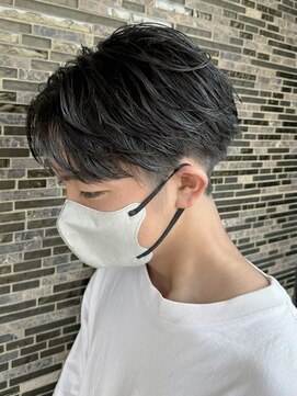 ヘアーアトリエ ラフェル(hair atelier Rafel) マッシュセンターパート　フェザーパーマ