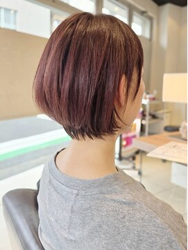 フロア(FLOOR) #ピンクカラー#ひし形ボブ#金沢文庫FLOOR八木