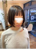 ショートウルフ×ナチュラルツヤ