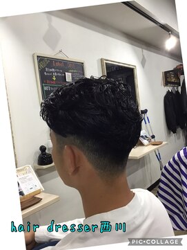 ポノ(RE:PONO) ポマードかき上げパーマスタイル