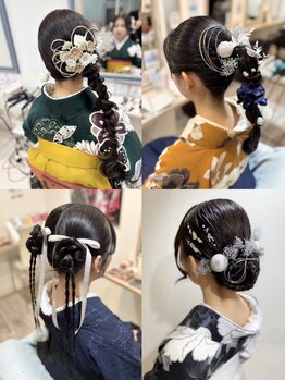 【卒業式のヘアセット・着付けご予約受付中☆】あなたの特別な日を、より華やかに彩ります♪