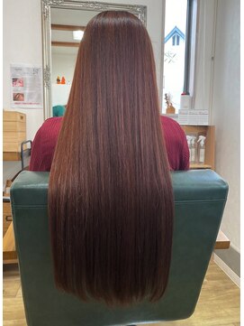 ヘッドスパ/チェリーレッド/ハイレイヤーウルフ/美髪/福島市
