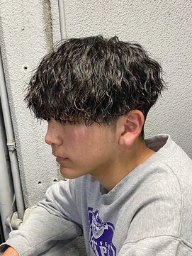 エルマーク 梅田(L-MARK) マッシュ/スパイラル/パーマ/メンズ/ツイスパ/波巻きパーマ