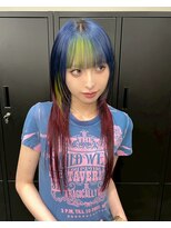 ヌル 神宮前店(Null)&nbsp;オーダーメイド/ケアブリーチカラー/セクションカラー/姫ウルフ