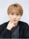 ラウンドマッシュシースルーフェザーショートウルフ