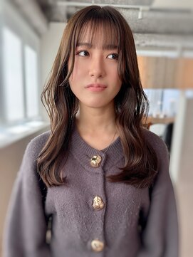 マッシュ チャヤマチ(MASHU chayamachi) 柔らか透明感/ブリーチなし/オリーブブラウン/大阪梅田