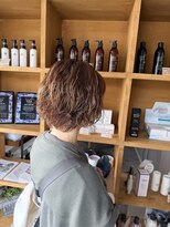 アウラヘアーサロン(aura hair salon)&nbsp;【Yukie】ショートボブパーマ