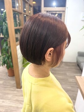 ナチュラル 南越谷店(Natural) 【瀧本】ショートボブ×インナーカラー