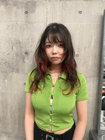ワンズミラー 原宿(ONE's MIRROR) イメチェン/レッドブラウン/フルバング/似合わせカット/原宿駅
