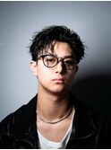 アップバングショート ツイストスパイラル 鹿児島メンズ