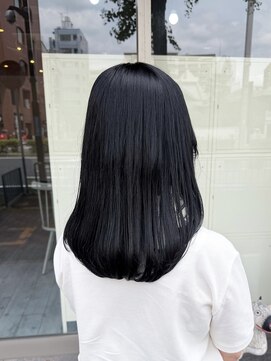 ミニム ヘアー(minim hair) 【minim×まは】ブルーブラック