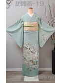 レンタル番号　訪問着-１9　鶴