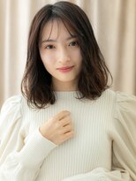 カバーヘア ブリス 志木南口駅前店(COVER HAIR bliss)&nbsp;シアーバングツートンカラー抜け感ボブウェットヘア20代30代W