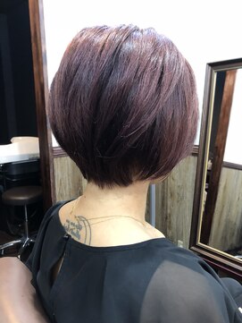 ディー エメ(D-aimer-) アシンメトリーショート　【カット・２ＷＡＹカラー】