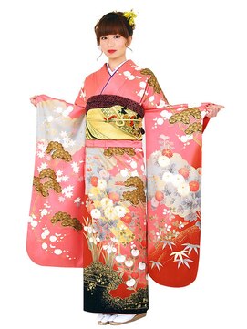 ゲッカビジン(GEKKABIJIN) レンタル振袖FS-41 39000円《東京着物レンタル六本木月下美人》